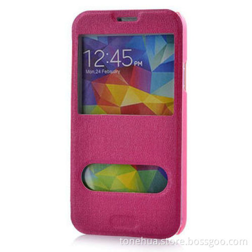 Dual Window S View Flip Case Battery Housing for Samsung S5